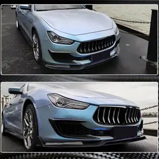 Priekšējā bufera uzlikas (Base 2018-2020, oglekļa šķiedra) Maserati Ghibli 2013–2023 foto 4