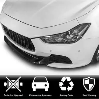 Priekšējā bufera uzlika Lip V2 (Base/S/S Q4 2013-2017, oglekļa šķiedra) Maserati Ghibli 2013–2023 foto 2