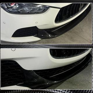 Priekšējā bufera uzlika Lip V2 (Base/S/S Q4 2013-2017, oglekļa šķiedra) Maserati Ghibli 2013–2023 foto 4