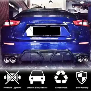 Aizmugurējā bufera difuzors (Base/S/S Q4 2014-2017, oglekļa šķiedra) Maserati Ghibli 2013–2023 foto 3