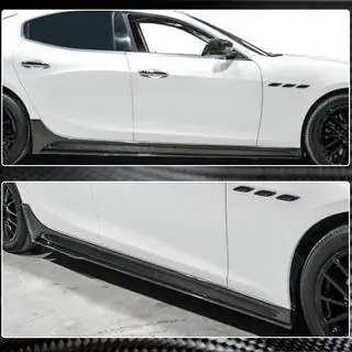 V3 sānu sliekšņi (Base/S/S Q4/Diesel/250 Diesel, karbons) Maserati Ghibli 2013–2023 foto 3