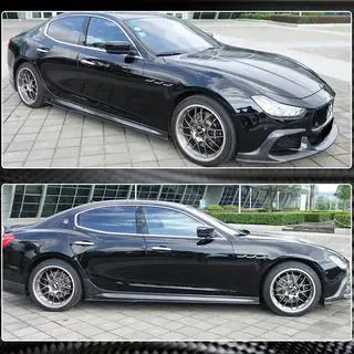 V3 sānu sliekšņi (Base/S/S Q4/Diesel/250 Diesel, karbons) Maserati Ghibli 2013–2023 foto 4