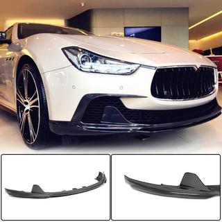 Priekšējā bampera lūpa Lip V3 (Base/S/S Q4 2013-2017, oglekļa šķiedra) Maserati Ghibli 2013–2023 foto 1
