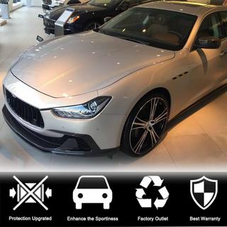 Priekšējā bampera lūpa Lip V3 (Base/S/S Q4 2013-2017, oglekļa šķiedra) Maserati Ghibli 2013–2023 foto 2