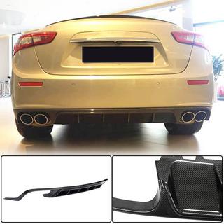 Aizmugurējā bufera difuzors (Base/S/S Q4 2013-2017, oglekļa šķiedra) Maserati Ghibli 2013–2023 foto 1