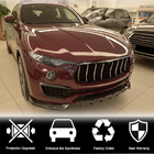Maserati Levante 2016– Priekšējā bufera lūpa Lip V1 (Base/S, oglekļa šķiedra) foto 3