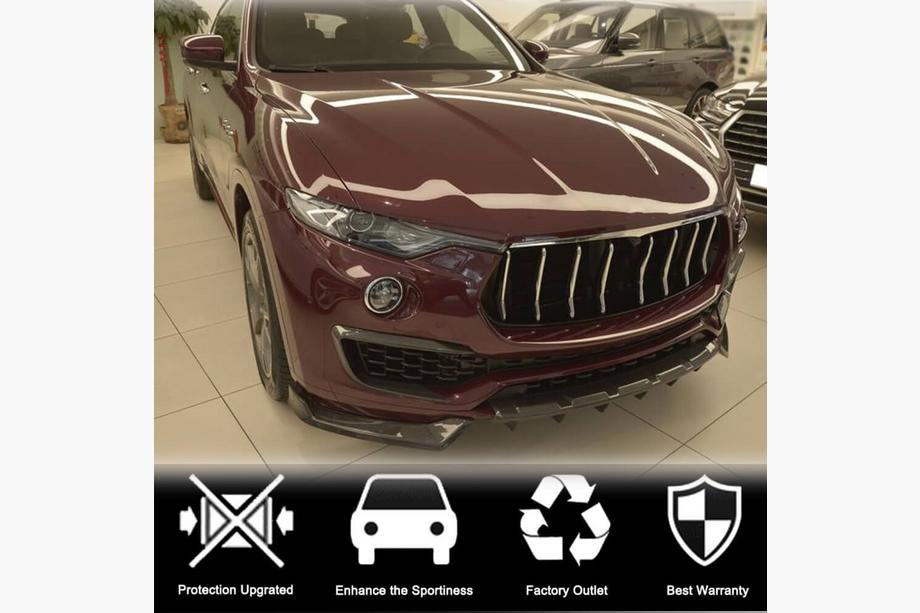 Maserati Levante 2016– Priekšējā bampera uzlikas (Base/S, oglekļa šķiedra) Foto 3