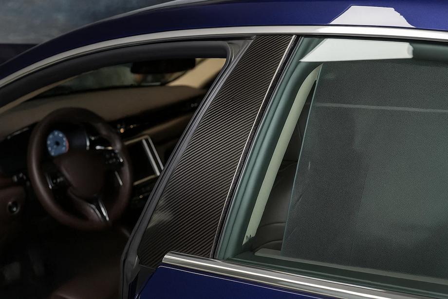 Maserati Quattroporte 2013–2023 Durvju statņu uzlikas (2013-2017, oglekļa šķiedra) Image