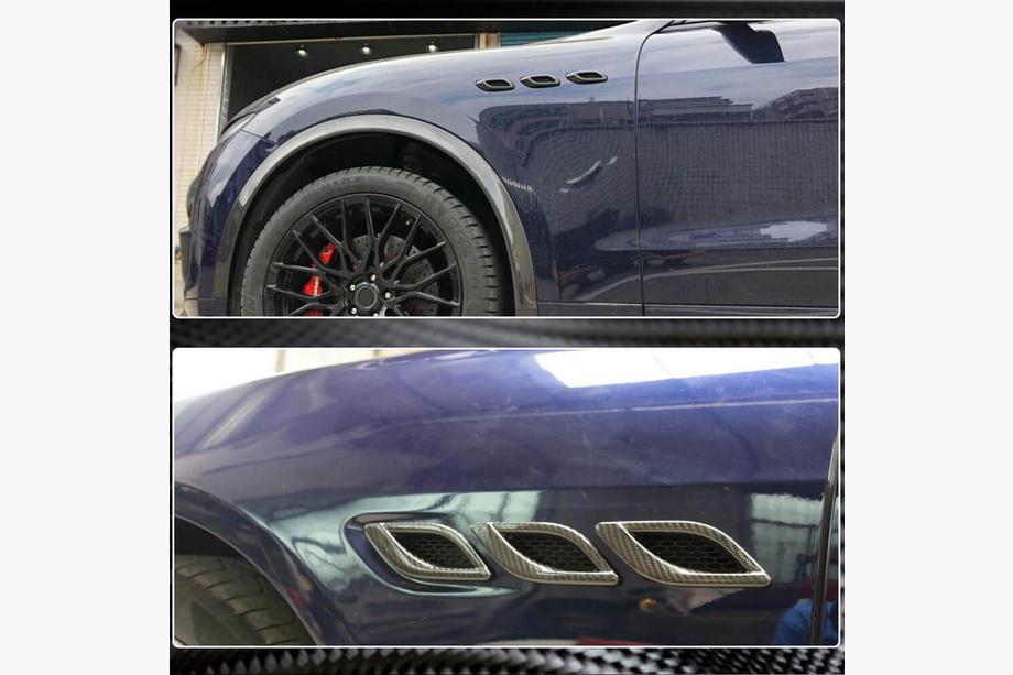 Maserati Quattroporte 2013–2023 Priekšējo spārnu uzlikas (2013-2017, oglekļa šķiedra) Foto 3