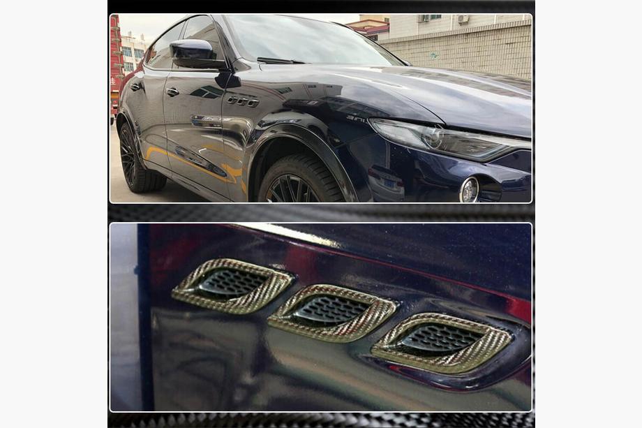 Maserati Quattroporte 2013–2023 Priekšējo spārnu uzlikas (2013-2017, oglekļa šķiedra) Foto 4