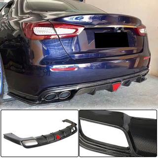 Aizmugurējā bufera difuzors V1 (S/S Q4 2017-2020, oglekļa šķiedra) Maserati Quattroporte 2013–2023 foto 1