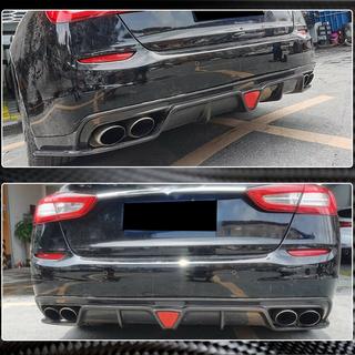 Aizmugurējā bufera difuzors V1 (S/S Q4 2017-2020, oglekļa šķiedra) Maserati Quattroporte 2013–2023 foto 3