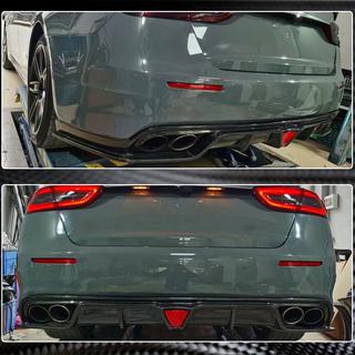 Aizmugurējā bufera difuzors V1 (S/S Q4 2017-2020, oglekļa šķiedra) Maserati Quattroporte 2013–2023 foto 4