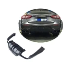Maserati Quattroporte 2013–2023 Aizmugurējā bufera difuzors V2 (S/S Q4 2017-2020, oglekļa šķiedra) foto 1