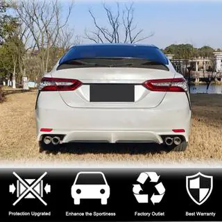 Spoileris V2 (oglekļa šķiedra) Toyota Camry 2017–2023 foto 2