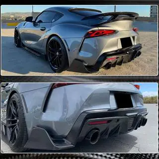 Aizmugurējā bampera uzlika (oglekļa šķiedra) Toyota Supra 2019– foto 4