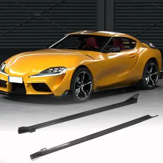 Sānu sliekšņi (oglekļa šķiedra) Toyota Supra 2019– foto 1