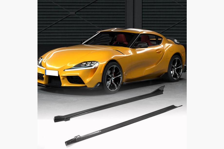 Toyota Supra 2019– Sānu sliekšņi (oglekļa šķiedra) Image