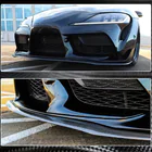 Toyota Supra 2019– Priekšējā bampera lūpa Lip V1 (oglekļa šķiedra) foto 5