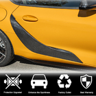 Toyota Supra 2019– Durvju uzlikas (oglekļa šķiedra) foto 4