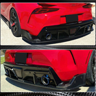Toyota Supra 2019– Aizmugurējā bampera difuzors V2 (oglekļa šķiedra) foto 4
