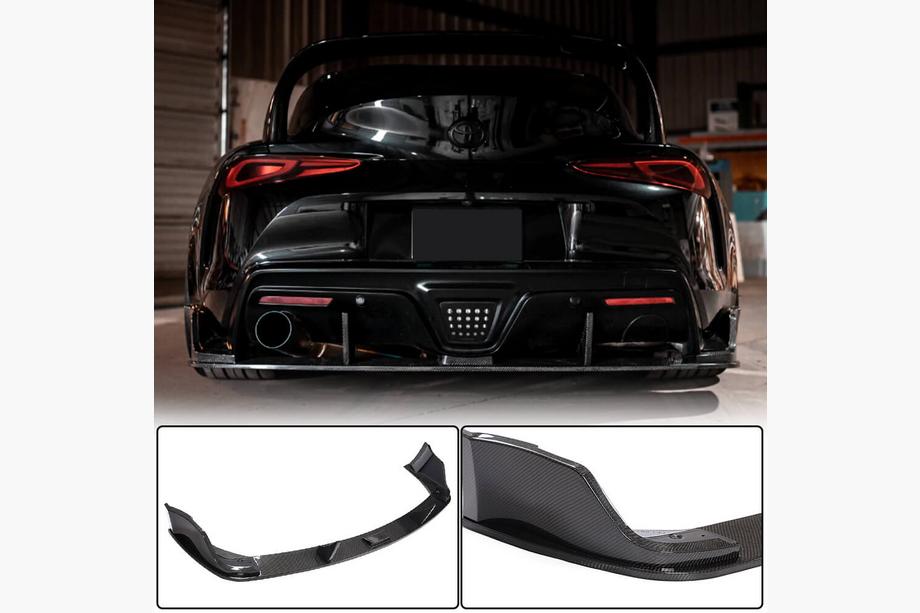 Toyota Supra 2019– Aizmugurējā bampera difuzors V2 (oglekļa šķiedra) Image