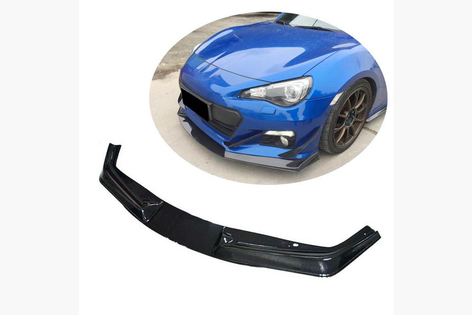 Toyota GT86 2011– Priekšējā bampera lūpa (lip) Lip V2 (oglekļa šķiedra) Foto 1