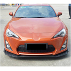 Toyota GT86 2011– Priekšējā bampera lūpa Lip V3 (oglekļa šķiedra) foto 2