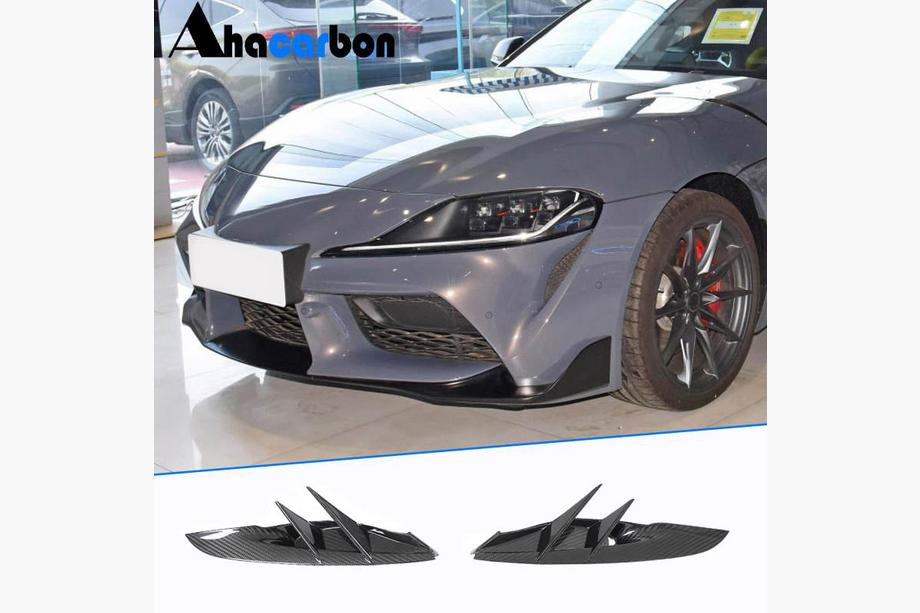 Toyota Supra 2019– Priekšējā bampera uzlikas (oglekļa šķiedra) Image
