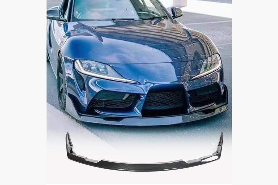 Toyota Supra 2019– Priekšējā bampera lūpas uzlika Lip (2022-2024, oglekļa šķiedra) Image