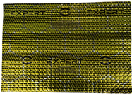 Vibrāciju slāpējoša loksne ULTIMATE EXPERT COLD GOLD 2,1 mm (50x35 cm) foto 6