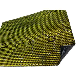 Vibrāciju slāpējoša loksne ULTIMATE EXPERT COLD GOLD 2,1 mm (50x35 cm) foto 1
