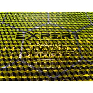 Vibrāciju slāpējoša loksne ULTIMATE EXPERT COLD GOLD 2,1 mm (50x35 cm) foto 4