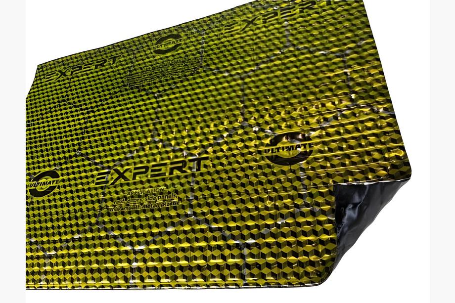 Vibrāciju slāpējoša loksne ULTIMATE EXPERT COLD GOLD 2,1 mm (50x35 cm) Image