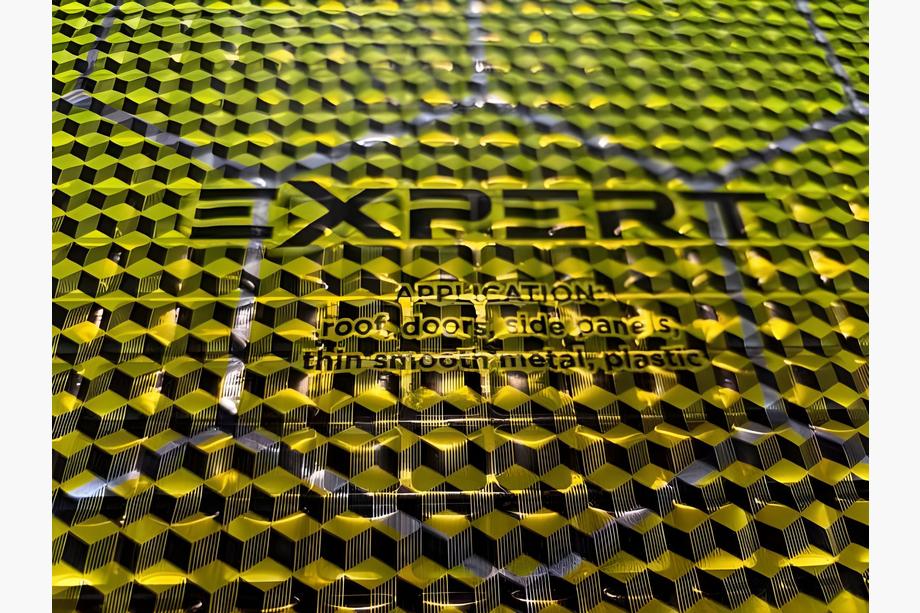 Vibrāciju slāpējoša loksne ULTIMATE EXPERT COLD GOLD 2,1 mm (50x35 cm) Foto 2