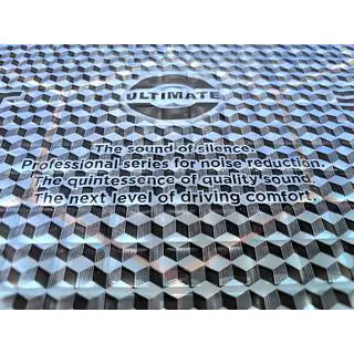 Vibrācijas slāpējoša loksne ULTIMATE EXPERT BLUE SILVER 3 mm (50x35 cm) foto 3