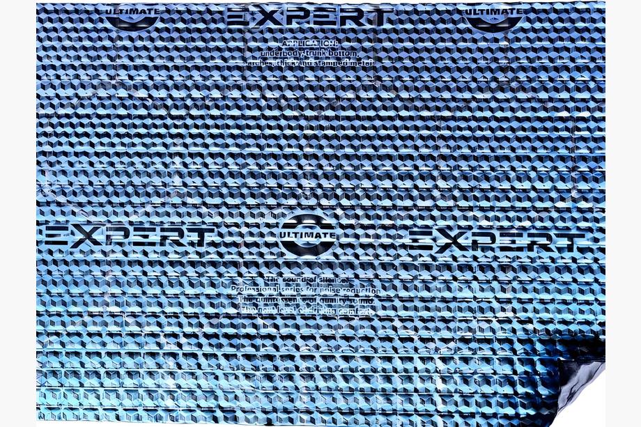 Vibrācijas slāpējoša loksne ULTIMATE EXPERT BLUE SILVER 3 mm (50x35 cm) Foto 4
