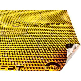 Vibrāciju slāpējoša loksne ULTIMATE EXPERT RED GOLD 4 mm (50x35 cm) foto 1