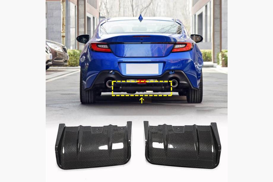 Subaru BRZ 2021– Aizmugurējā bampera difuzors V1 (2021-2023, Karbons) Image