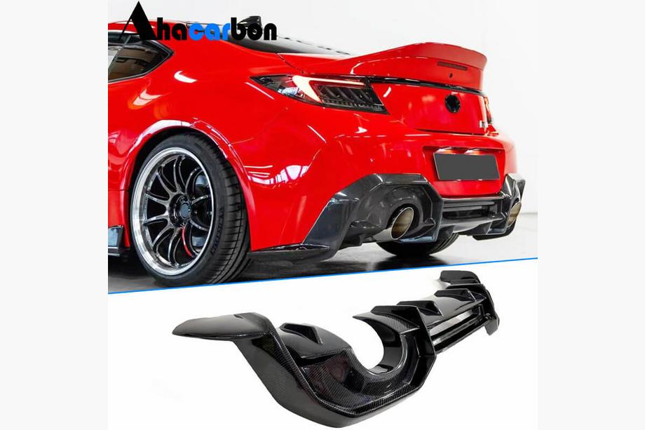 Subaru BRZ 2021– Aizmugurējā bampera difuzors V3 (2021-2023, Oglekļa šķiedra) Foto 1
