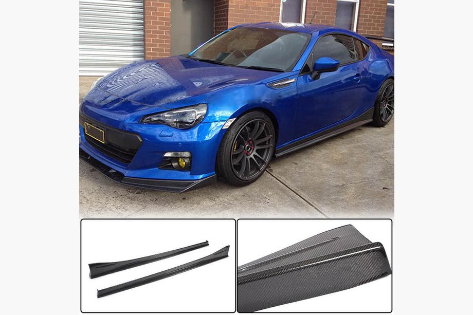 Subaru BRZ 2012–2021 Sānu sliekšņi V2 (Karbon) Foto 1