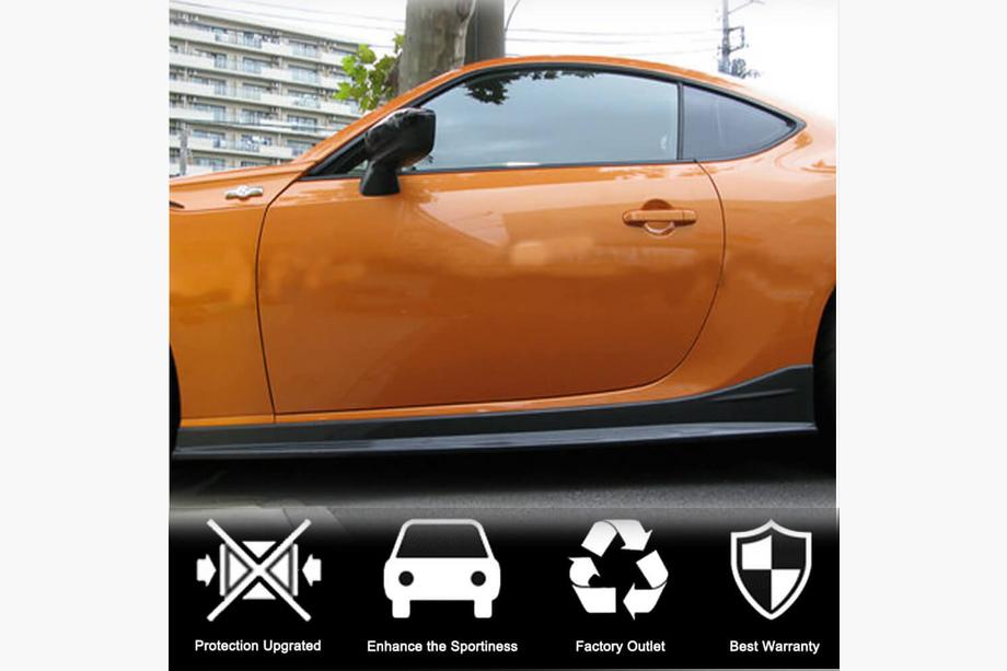 Subaru BRZ 2012–2021 Sānu sliekšņi V2 (Karbon) Foto 2
