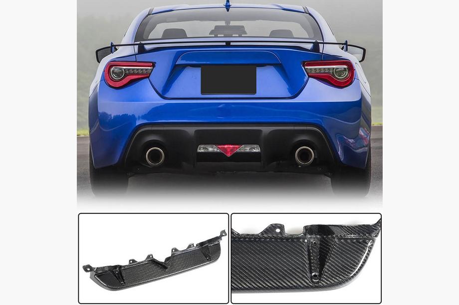 Subaru BRZ 2012–2021 Aizmugurējā bampera difuzors V1 (Oglekļa šķiedra) Image