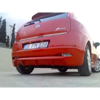 Aizmugurējais buferis (uzlika, krāsošanai) Fiat Punto Grande/EVO 2006–2018 foto 3