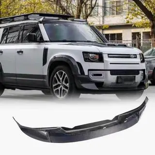 Priekšējā bampera lūpa (Oglekļa šķiedra) Land Rover Defender 2019– foto 1