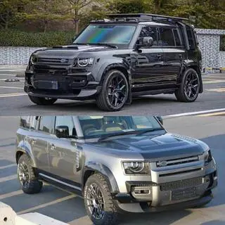 Priekšējā bampera uzlikas (oglekļa šķiedra) Land Rover Defender 2019– foto 2