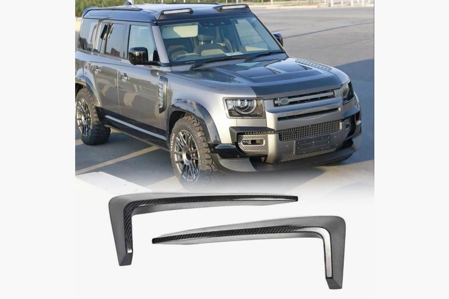 Land Rover Defender 2019– Priekšējā bampera uzlikas (oglekļa šķiedra) Image