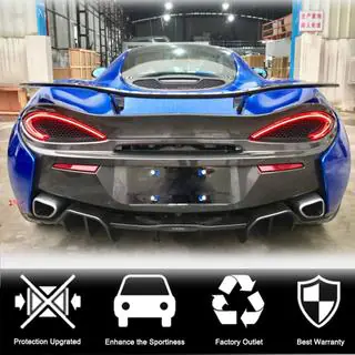 Spoileris V1 (ogleklis) McLaren 540C/570S 2015–2020 foto 3