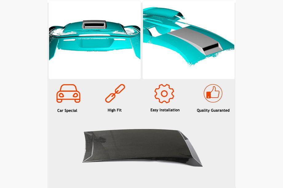 McLaren 540C/570S 2015–2020 Bagāžnieka vāka uzlika (Karbons) Foto 2