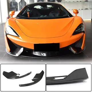 Priekšējā bampera flapi (oglekļa šķiedra) McLaren 540C/570S 2015–2020 foto 1